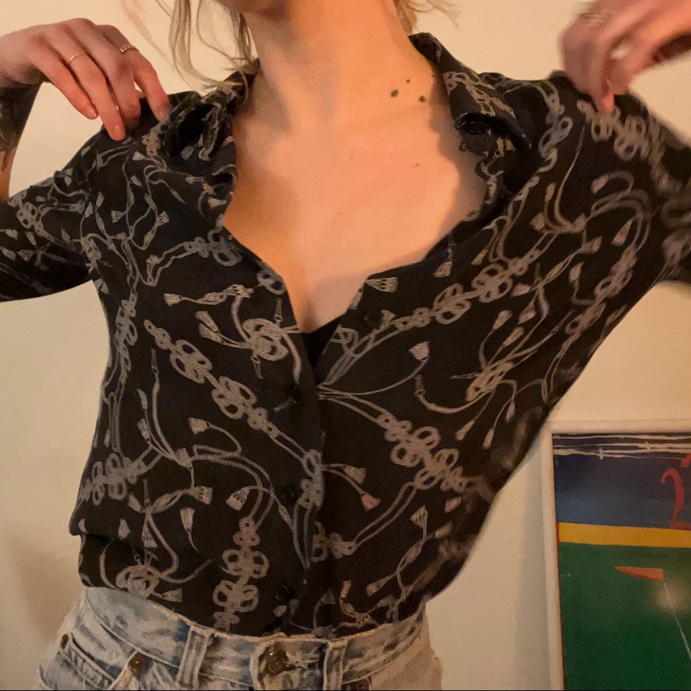 Vintage Silk Blouse